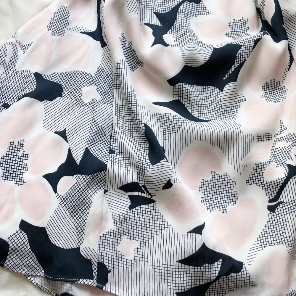 club monaco ⋆ floral grid dress